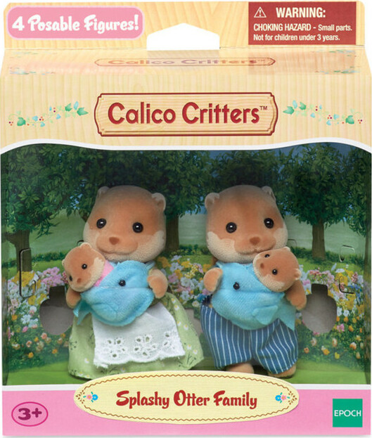 Calico critters 2024 otter family